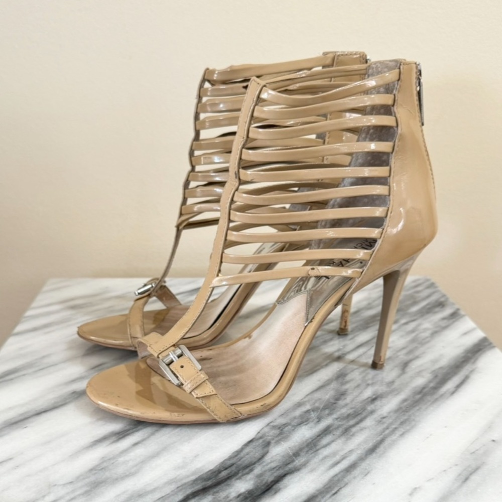 Michael Kors Cut Out Patent Leather Heels